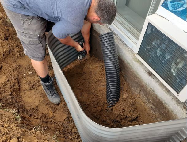 Window well installation | G.S. Dubois