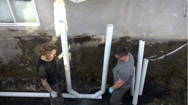 Installation d'un drain français | G.S. Dubois