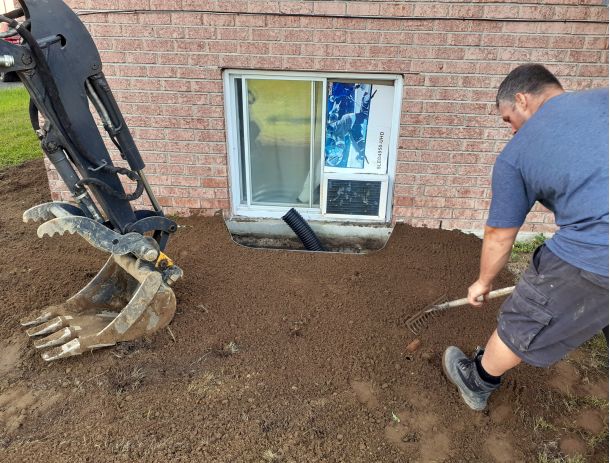 Window well installation | G.S. Dubois