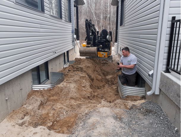 Window well installation | G.S. Dubois